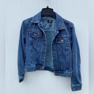 Jones New York Blue Denim Jacket size Small